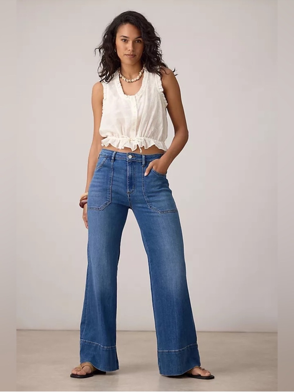 Anthropologie Pilcro Rylan Relaxed High Rise Flare Jeans